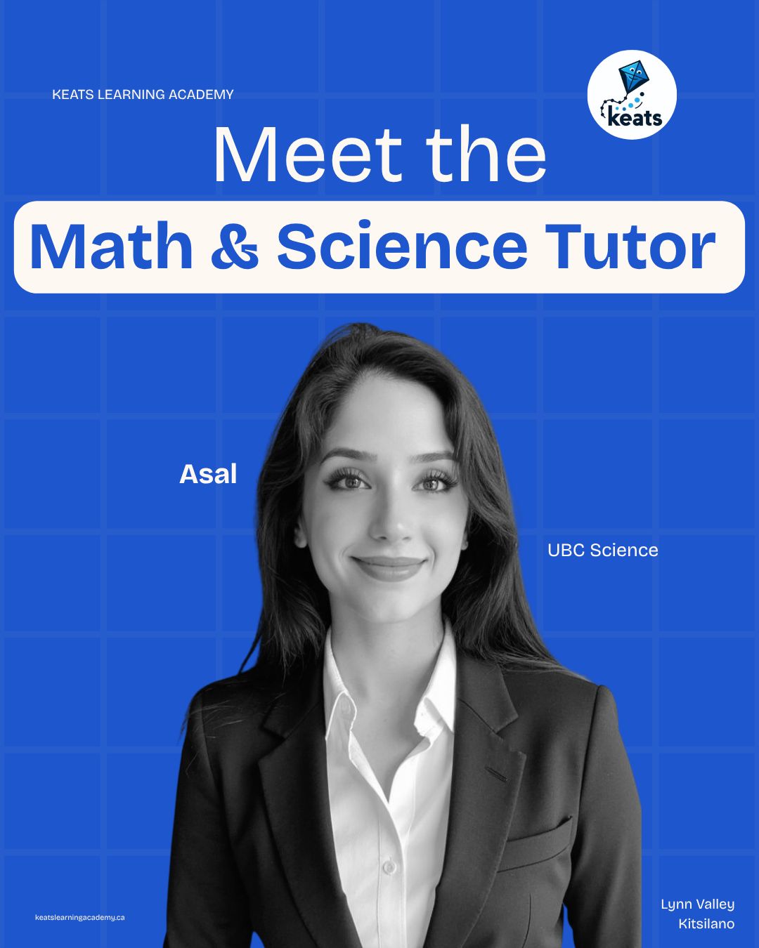 Asal — tutor at Keats Learning Academy