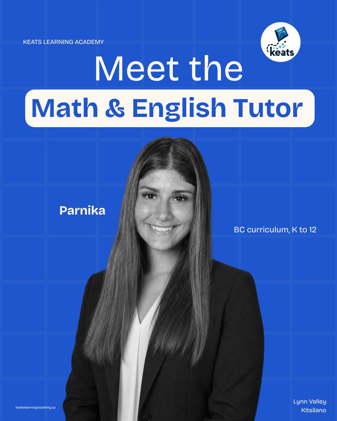 Parnika — tutor at Keats Learning Academy